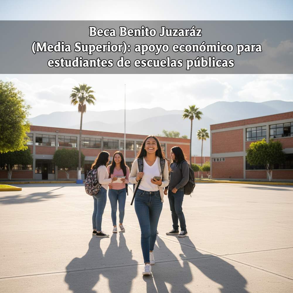 Beca Benito Juárez (Media Superior): apoyo económico para estudiantes de escuelas públicas