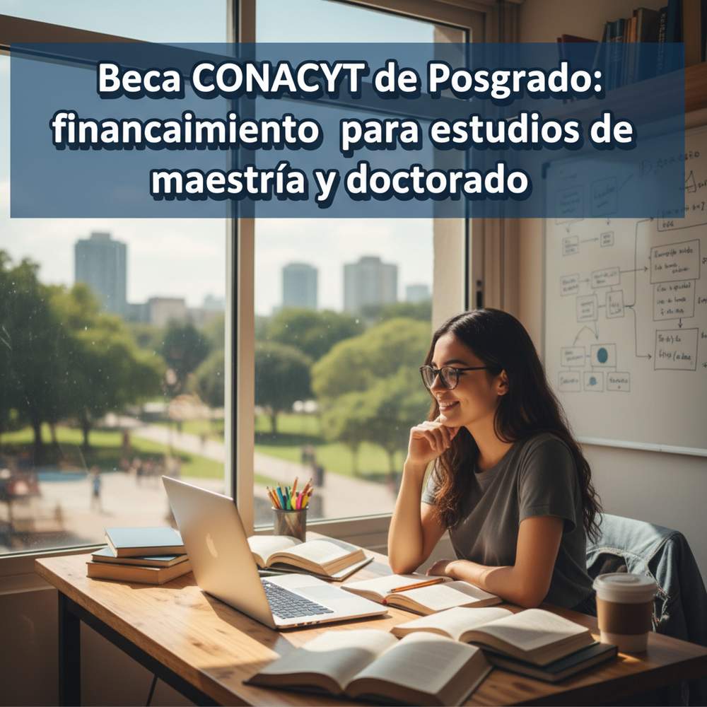 Beca CONACYT de Posgrado: financiamiento para estudios de maestría y doctorado