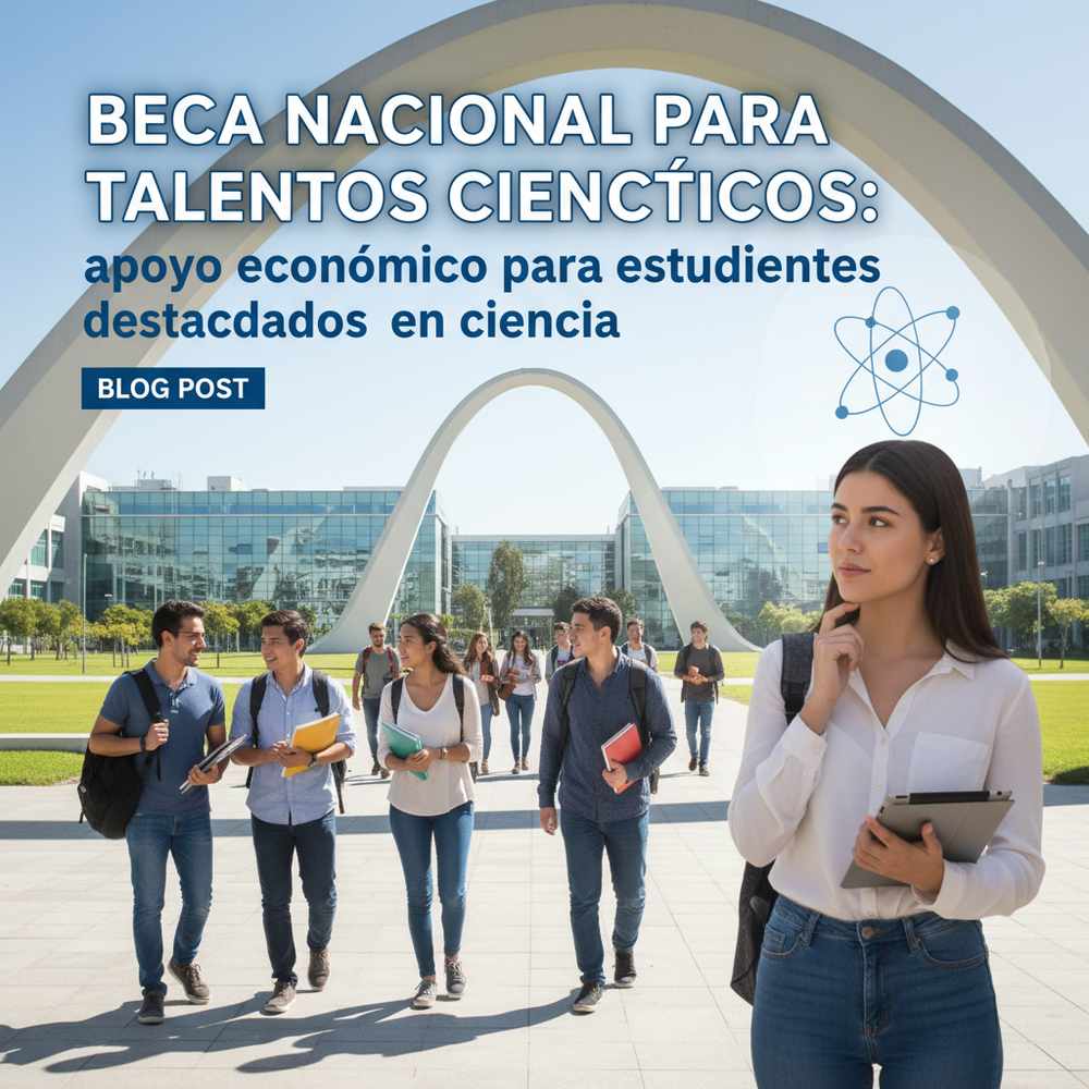 Beca Nacional para Talentos Científicos: apoyo económico para estudiantes destacados en ciencia