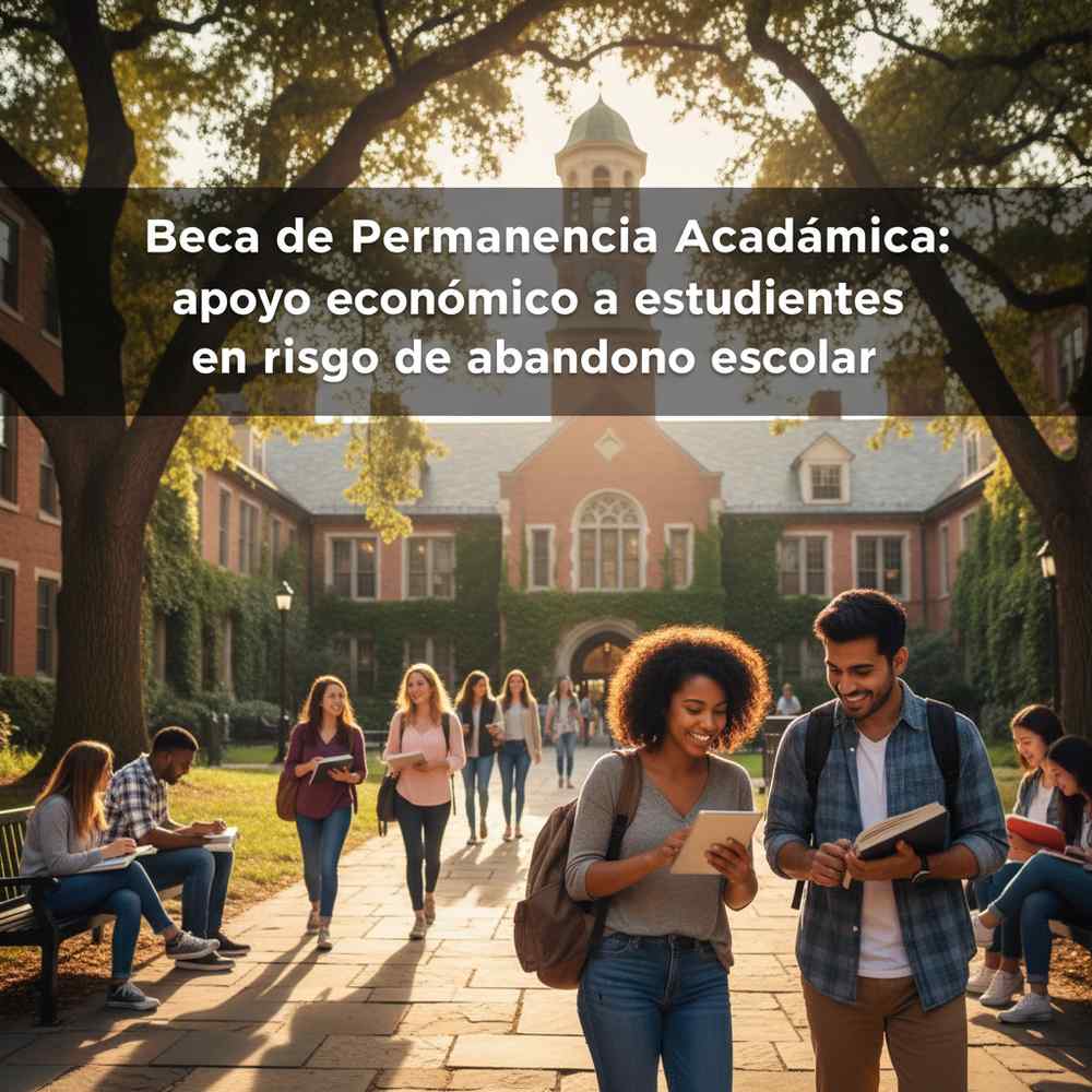 Beca de Permanencia Académica: apoyo económico a estudiantes en riesgo de abandono escolar