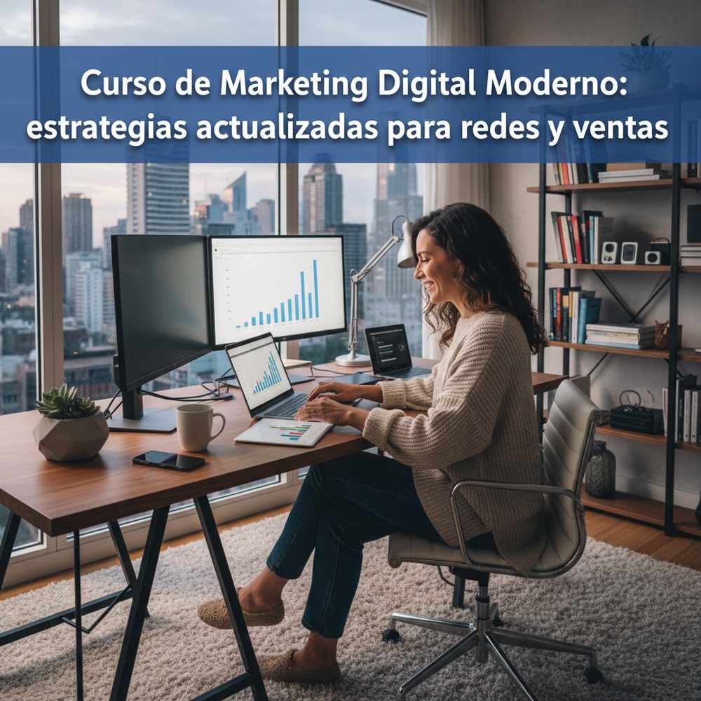 Curso de Marketing Digital Moderno: estrategias actualizadas para redes y ventas