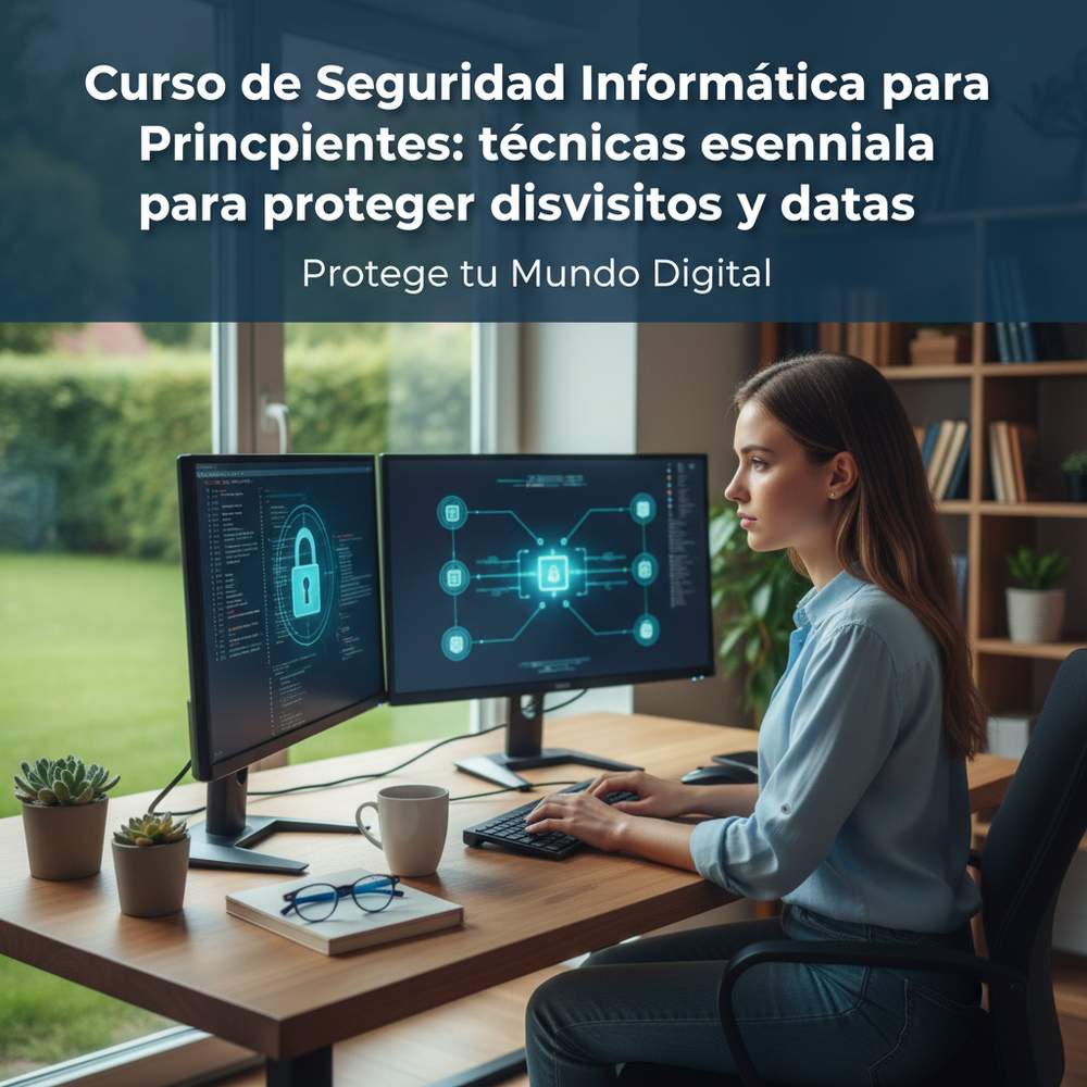 Curso de Seguridad Informática para Principiantes: técnicas esenciales para proteger dispositivos y datos