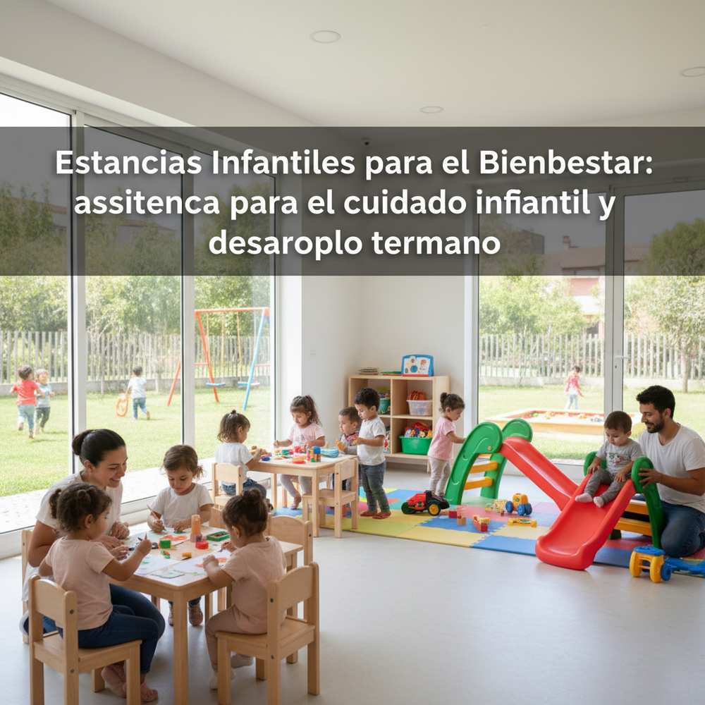 Estancias Infantiles para el Bienestar: asistencia para el cuidado infantil y desarrollo temprano