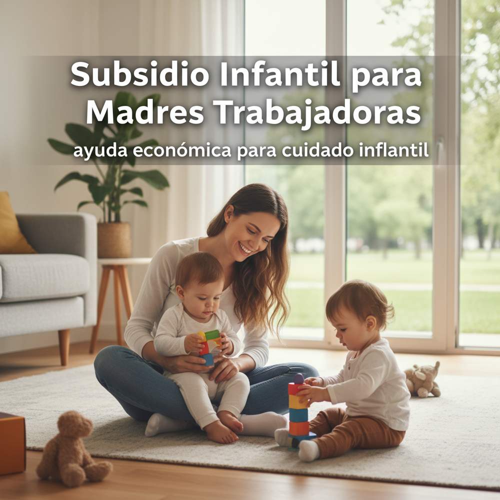 Subsidio Infantil para Madres Trabajadoras: ayuda económica para cuidado infantil